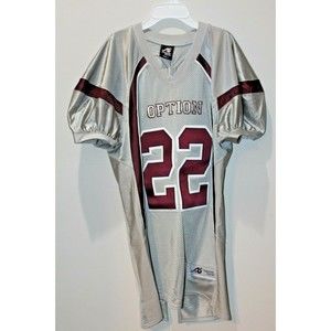 Anaconda Sports Football Jersey Grey Maroon Option Adult Large